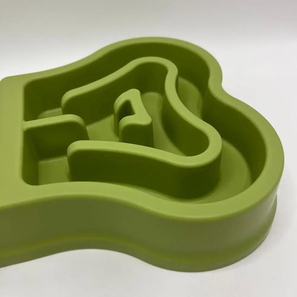 Pet Slow Feeder Bowl Anti-Choke Pet Feeding Bowl Non-Slip & Anti-Tip